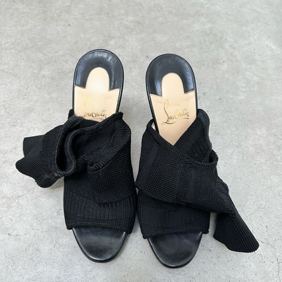 CHRISITAN LOUBOUTIN KNIT BOOTIE - Picture 3 of 10